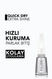 FLORMAR Tırnak Bakımı - Quick Dry Extra Shine Redesign 000 8690604560547 35000026 - 4