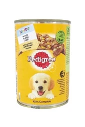 PEDİGREE Junior Tavuklu Yavru Konserve Köpek Mamasi 400 gr - 1