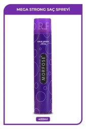 MORFOSE Saç Spreyi Mega Strong Mor 400 Ml-mega Güçlü Dış Etkenlere Karşı Kalıcı Tutuş - 1