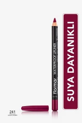 FLORMAR Waterproof Lipliner - Suya Dayanıklı Dudak Kalemi No:241 Sour Cherry 1.14 g 8690604567553 - 1