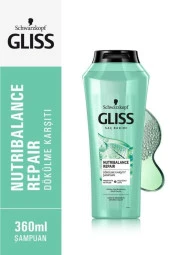 GLİSS Nutribalance Repair Dökülme Karşıtı Şampuan - Prebiyotik Aktifler Ve Huş Ağacı Suyu Ile 360 ml - 1