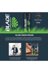 BLADE ( KİL MASKESİ HEDİYE ) Blade Green Dream Erkek Deodorant 150ml ( 1 ADET ) - 4