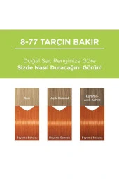 PALETTE Kalıcı Doğal Renkler Saç Boyası 8-77 Tarçın Bakır - 2
