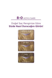 Palette Göz Alıcı Renkler 8.0 Koyu Sarı Saç Boyası - 1