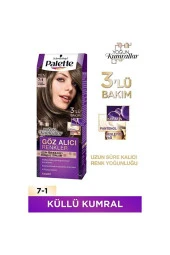 PALETTE YOĞUN GÖZ ALICI RENKLER SAÇ BOYASI 7-1 KÜLLÜ KUMRAL - 1
