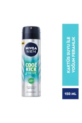 Nıvea Deodorant Sprey Cool Kıck Fresh 150Ml Erk thumbnail 1