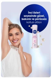 NIVEA Kadın Sprey Deodorant Pearl&Beauty 150ml, Ter Kokusuna Karşı 48 Saat Koruma thumbnail 3
