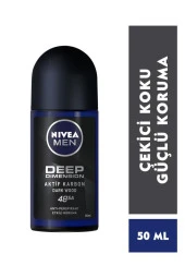 NIVEA Roll On 50 Ml Deep Erkek thumbnail 1