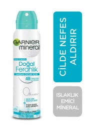 GARNİER Mineral Doğal Ferahlık Kadın Sprey Deodorant 3600542038157 thumbnail 1
