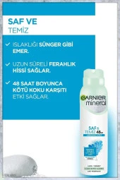 GARNİER Mineral Saf ve Temiz Kadın Sprey Deodorant 3600542035132 thumbnail 3