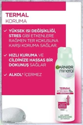 GARNİER Anti- Perspirant Kadın Deodorant - Termal Koruma 150 ml thumbnail 4