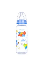 BEBEDOR 24302 Desenli Pp Biberon Silikon Emzik 250ml Orta Akış - 1
