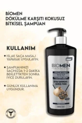 Biomen Professional Siyah Sarımsak&Gümüş Iyonu Dökülme Karşıtı Şampuan 1000 Ml - 4