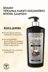 BİOMEN Professional Kafein&arjinin Kuru Ve Yıpranmış Saçlar Için Şampuan 1000 ml - 4