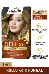 PALETTE Deluxe Yoğun Renkler 8-01 Küllü Açık Kumral - 2