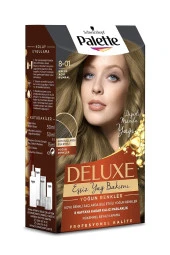 PALETTE Deluxe Yoğun Renkler 8-01 Küllü Açık Kumral - 4