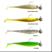 Ryuji Mister Shad 10cm + Jig head 16gr  Modifiyeli Hazır Silikon Yapay Yem thumbnail 1