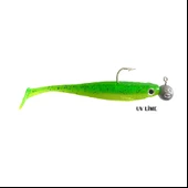 Ryuji Mister Shad 10cm + Jig head 16gr  Modifiyeli Hazır Silikon Yapay Yem thumbnail 2