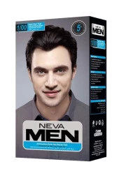 NEVA COLOR Neva Men 1/00 Natural Intense Black - Yoğun Siyah thumbnail 1