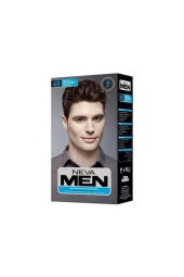 NEVA MEN Koyu Kahve Natural Saç Boyası Seti 4.0 - 1