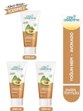 Cire Aseptine Soft Prebiyotik Avokado El,Yüz ve Vücut Kremi 200 Ml 3 Adet - 1