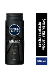 NIVEA Men Deep Dimension Duş Jeli 500ml thumbnail 1