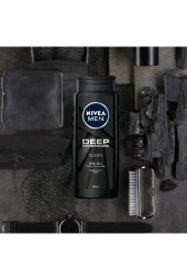 NIVEA Men Deep Dimension Duş Jeli 500ml thumbnail 3
