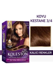 WELLA Koleston Kit Saç Boyası 3/4 Koyu Kestane thumbnail 2
