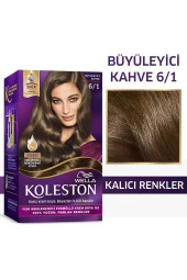 WELLA Koleston Kit Saç Boyası 6/1 Büyüleyici Kahve thumbnail 2