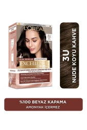 L'OREAL PARİS Excellence Creme Nude Renkler Saç Boyası – 3u Nude Koyu Kahve thumbnail 1