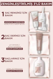 L'OREAL PARİS Excellence Creme Nude Renkler Saç Boyası – 3u Nude Koyu Kahve thumbnail 5