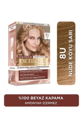 L'oreal Paris Excellence Creme Nude Renkler Saç Boyası – 8U Nude Koyu Sarı thumbnail 1