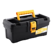 Bölmeli Taşınabilir Kulplu Takım Çantası Alet Çanta 32 cm Plastik Açma Kapatmalı 13'' İnç Organizer - 6