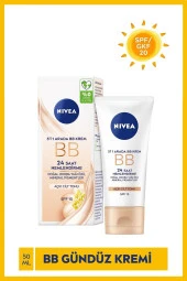 NIVEA Essentials BB Krem,24 Saat Nemlendirme + Işıltı Açık Ton Gündüz Yüz Bakım Kremi 50 ml thumbnail 1