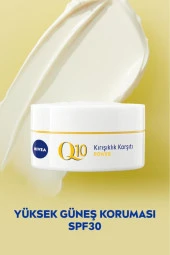 NIVEA Q10 Power Kırışıklık Karşıtı Gündüz Yüz Bakım Kremi 50ml, Spf15, Sıkılaştırıcı, Q10 Ve Keratin Bakım - 3