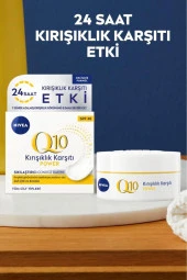 NIVEA Q10 Power Kırışıklık Karşıtı Gündüz Yüz Bakım Kremi 50ml, Spf15, Sıkılaştırıcı, Q10 Ve Keratin Bakım - 4