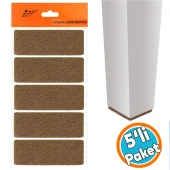 Zemin Koruyucu Masa Sandalye Parke Keçe Yapışkanlı Dikdörtgen 40x90 mm (5'Li PAKET) - 1
