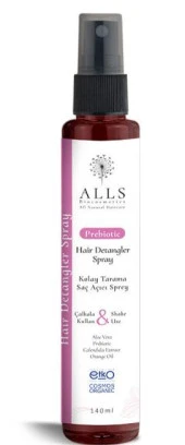 Alls Biocosmetics Organik Prebiyotik Kolay Tarama Saç Açıcı Sprey 140 ml - 1