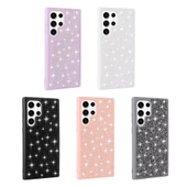 Samsung Galaxy S23 Ultra Kılıf Parlak Taşlı Tasarım Pırlanta Kapak thumbnail 4