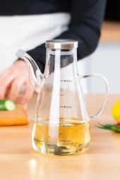 Acar 103 Metal Kapaklı Cam Yağdanlık - 750 ML - 1