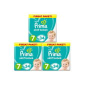 Prima Aktif Bebek 7 Numara Xx Large 34 Adet 3 Lü Set 102 Adet - 1
