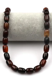 Akik ( AB Kalite ) Doğaltaş Dizi 10 x 13 mm Boru Kesim thumbnail 2