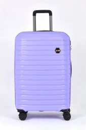 Elatae Ehs Orta Boy Polipropilen Kırılmaz Valiz Lila 010663 thumbnail 2