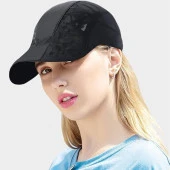 Valkyrie Unisex Yazlık Kasket Şapka Hava Alan Ayarlanabilir Terletmez Kadın Erkek Siyah - 2