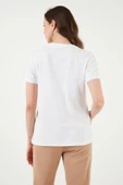 FASHION FRIENDS KADIN BASKILI T-SHİRT 24Y0698K1 - 8