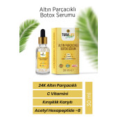 Tubalife 24k Altın Parçacıklı Kırışıklık Karşıtı Botoks Etkili Cilt Bakım Serumu 30 ml - 1