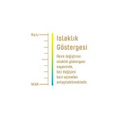 Pure Baby Organik Pamuklu Cırtlı Bez 4'lü Paket 3 Numara Midi 224 Adet - 4