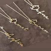 İsimli Altın Kolye14K - 3