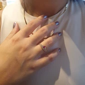 Quenn Altın Yüzük 14K Kök Yakut Taç Tasarım - 1