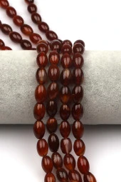 Akik Doğaltaş Dizi 8 x 12 mm Arpa Kesim thumbnail 1